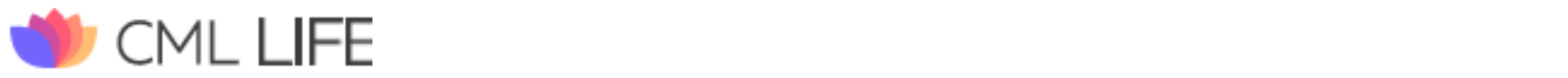 A colourful flame-like logo followed by the text CM LIFE in bold, black, modern font on a white background.