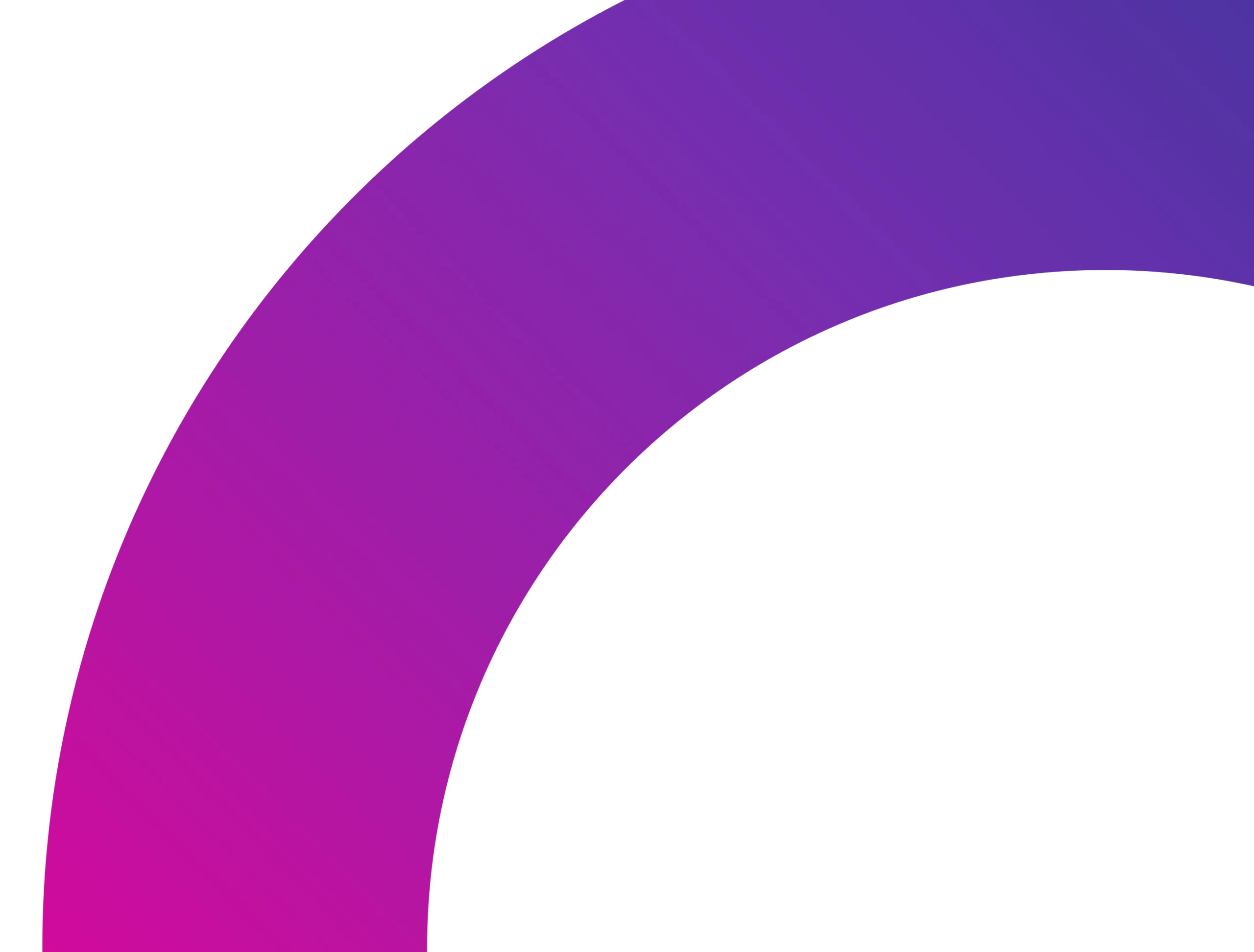 Curved magenta-to-purple gradient arc